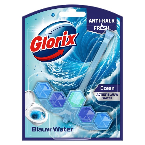 GLORIX blok blauw     water oceaan 1 ST