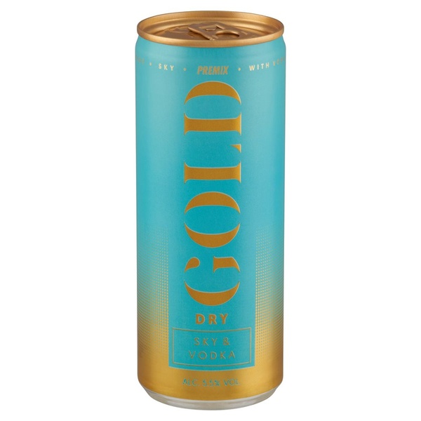 GOLDDRY sky vodka 250 ML