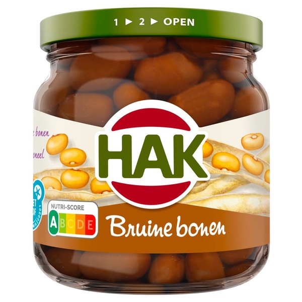 HAK bruine bonen 210 GR