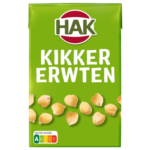 HAK kikkererwten in pak 380 GR