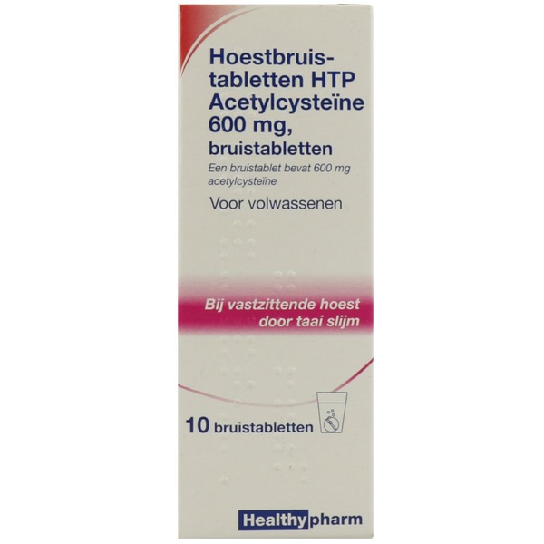 HEALTY AV acetylcys hoest 600mg 10 ST