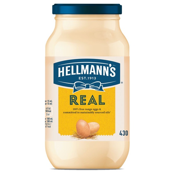 HELLMAN mayonaise real 430 ML