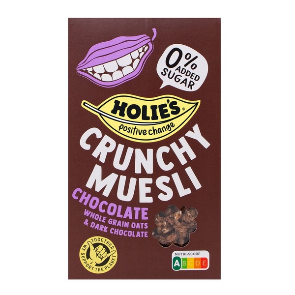 HOLIE crunchy muesli chocolate 400 GR