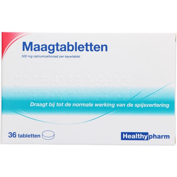 HTP HUIS AV maagtablet 500mg 36 ST