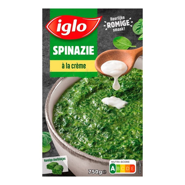 IGLO spinazie a la  crème 750 GR