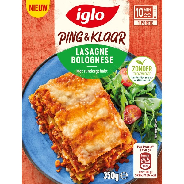 IGLO p&k lasagne 350 GR