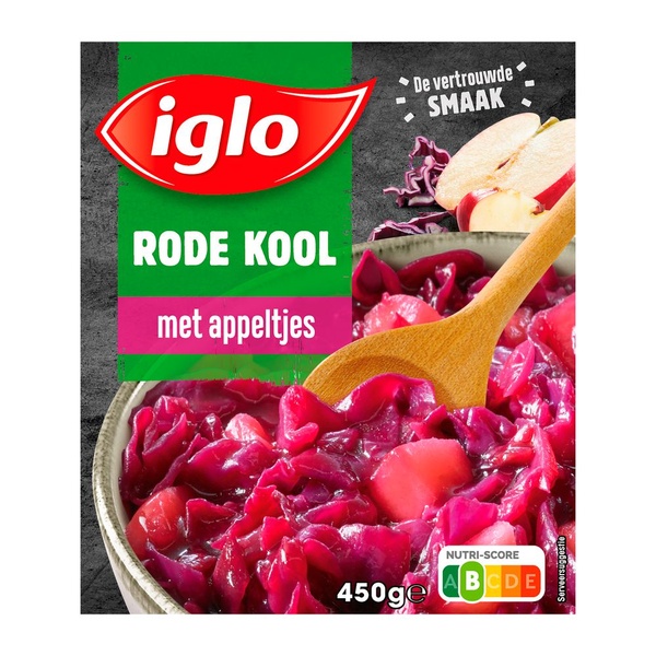 IGLO rode kool met appeltjes 450 GR