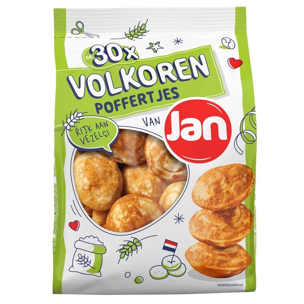 JAN volkoren poffertjes 30 ST