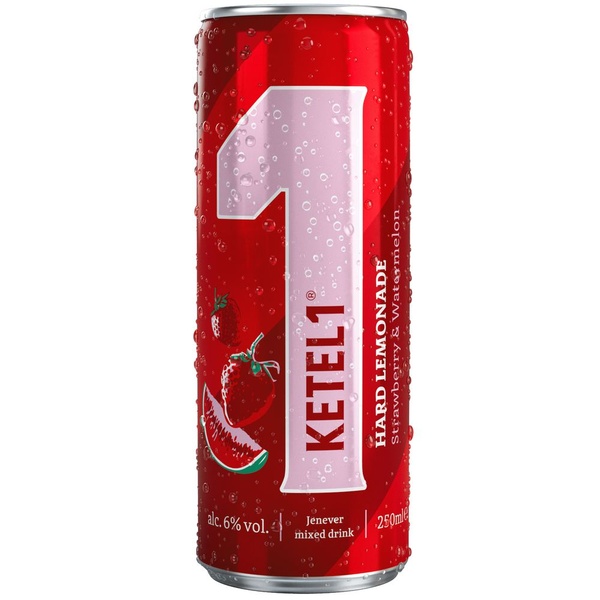 KETEL strawberry     watermeloen 25 CL