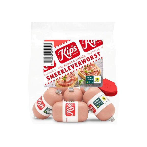 KIPS kleintje leverworst 120 GR