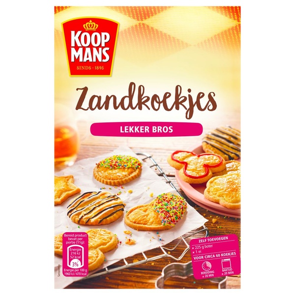 KOOPMA mix zandkoekjes 400 GR