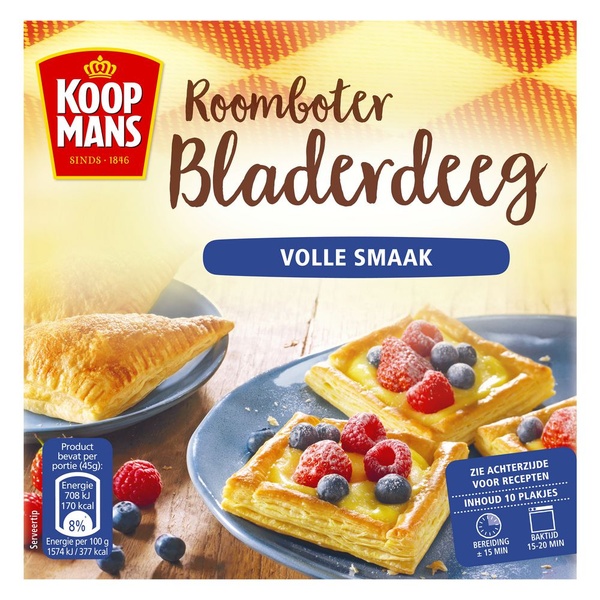 KOOPMA bladerdeeg roomboter 450 GR