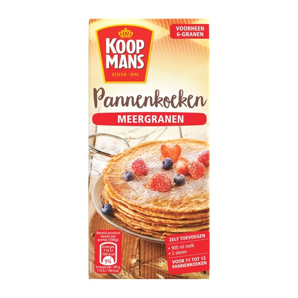 KOOPMA pannenkoekenmix meergranen 400 GR