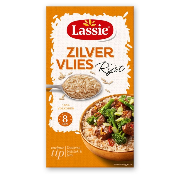 LASSIE zilvervlies rijst 400 GR