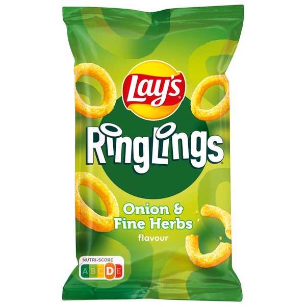 LAY'S ringlings      uiensmaak 125 GR