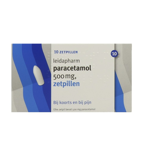 LEIDA AV paracetamol zetpil 500mg 10 ST