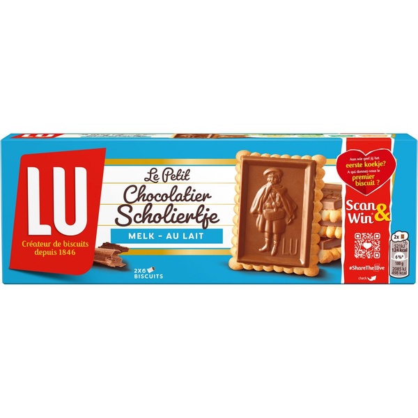 LU scholiertje melk 150 GR