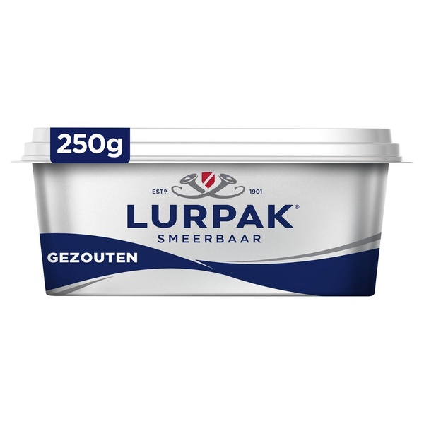 LURPAK smeerbare boter gezouten 250 GR