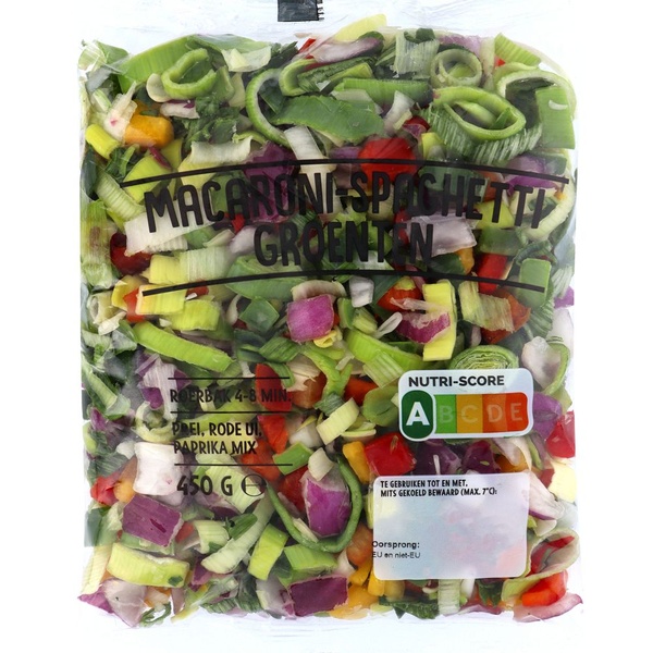 macaroni spagh. groenten 450 GR