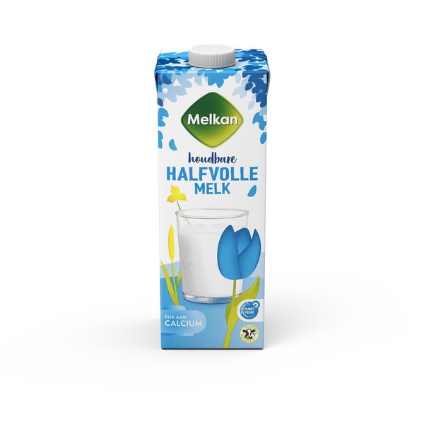 MELKAN halfvolle melk houdbaar 1 LT