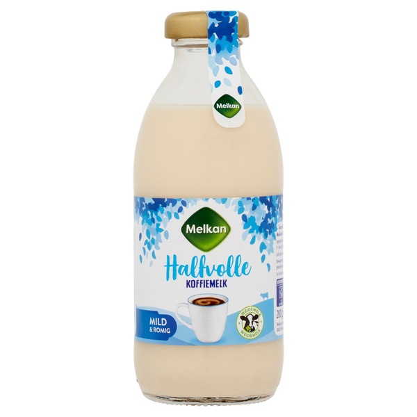 MELKAN koffiemelk     halfvol 186 ML