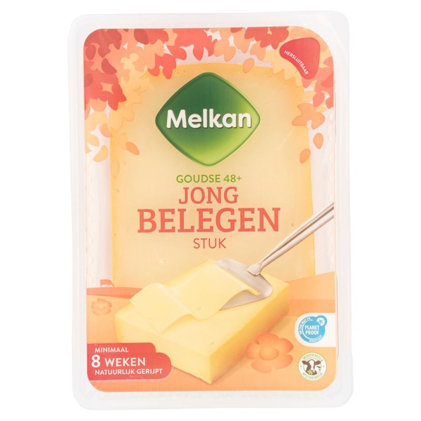 MELKAN gouda jong belegen 48+ 485 GR