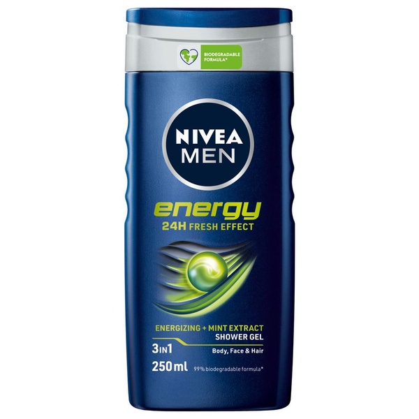 NIVEA men douchegel  energy 250 ML