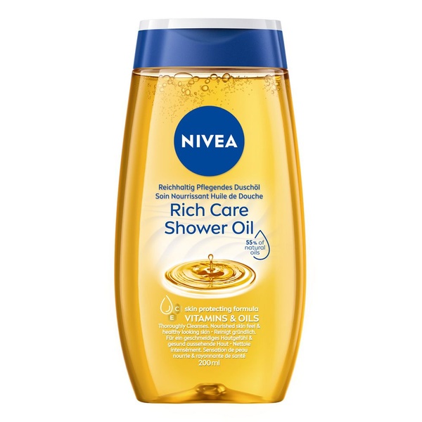 NIVEA rich care      shower oil 200 ML