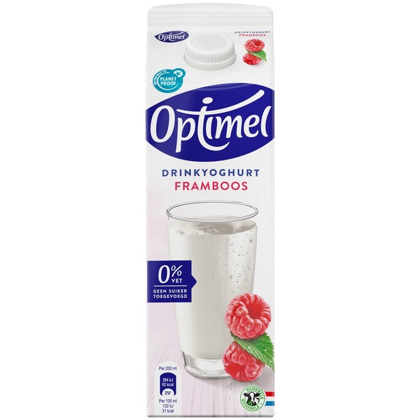 OPTIMEL drink framboos 1 LT