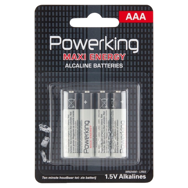 POWERK batterijen alkaline aaa 8 ST