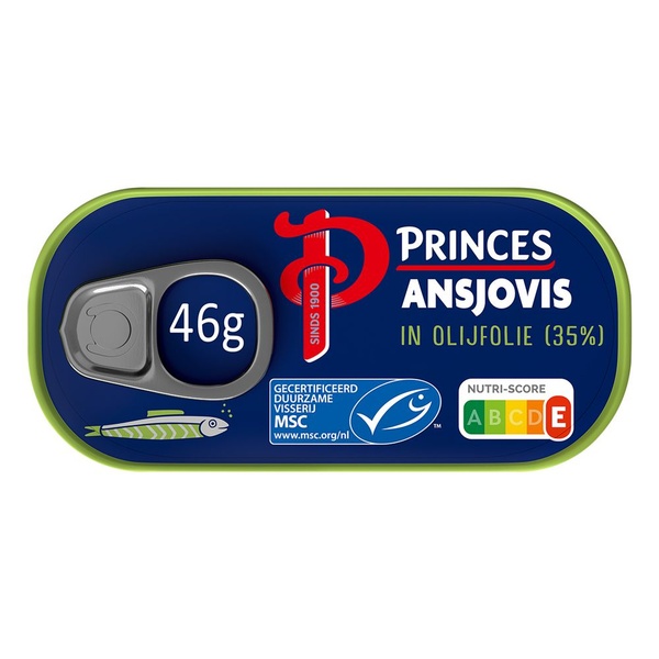 PRINCE ansjovisfilet  in olijfolie 46 GR
