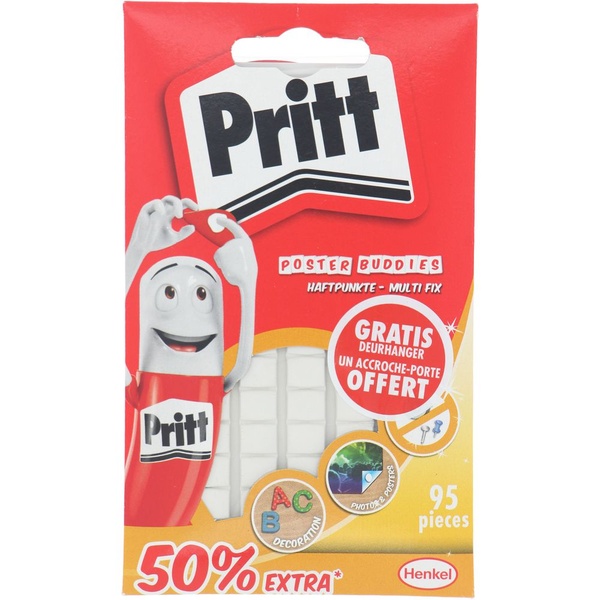 PRITT posterbuddies   50% gratis 52.5 GR