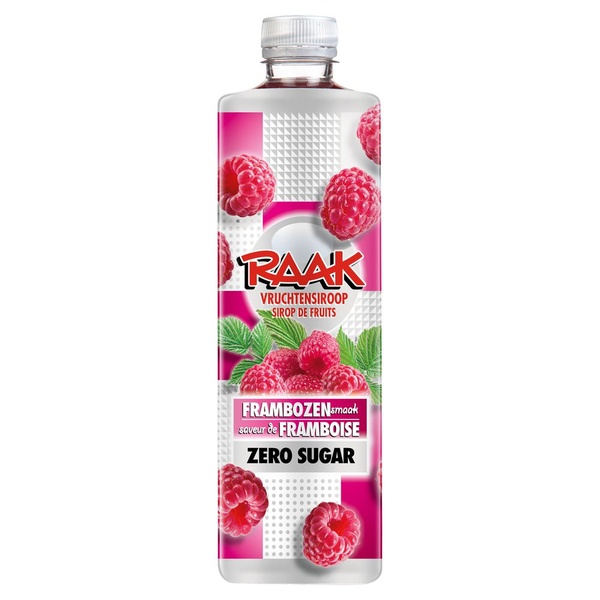 RAAK siroop zero suger framboos .75 LT
