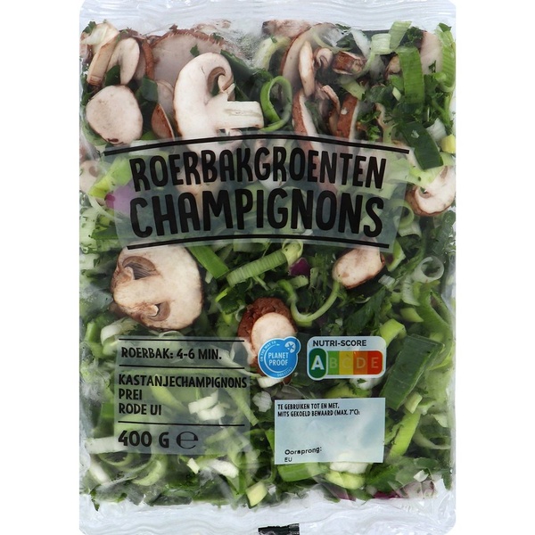 Roerbakgroenten champignons 400 GR
