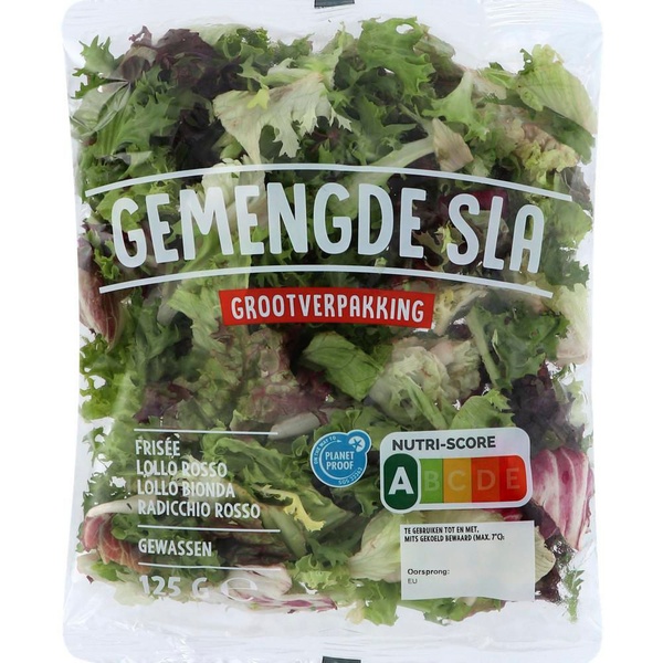 Gemengde sla 125 GR