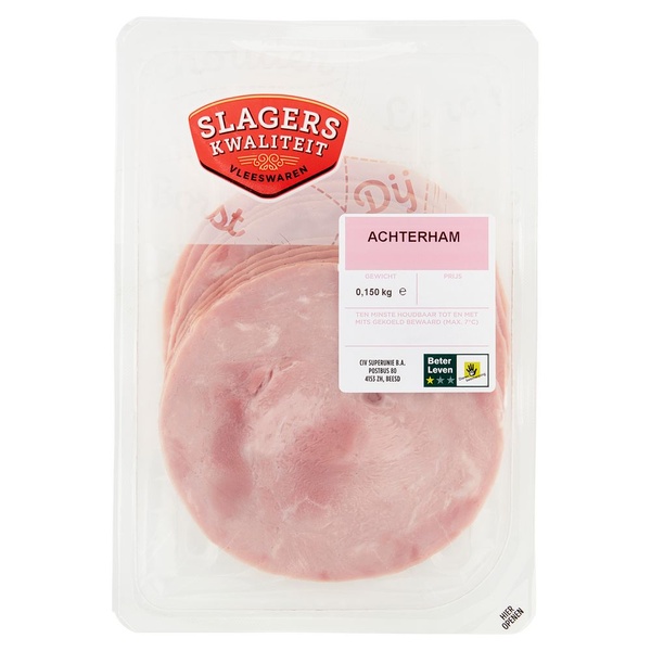 SLAGERSK zav achterham 150 GR