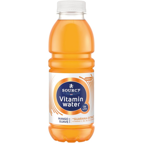 SOURCY vitaminwater   mango guave 0% 500 ML