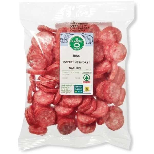 SPAR boerenmetworst naturel 150 GR
