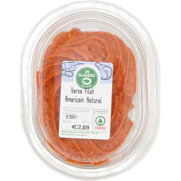 SPAR filet americain naturel 150 GR
