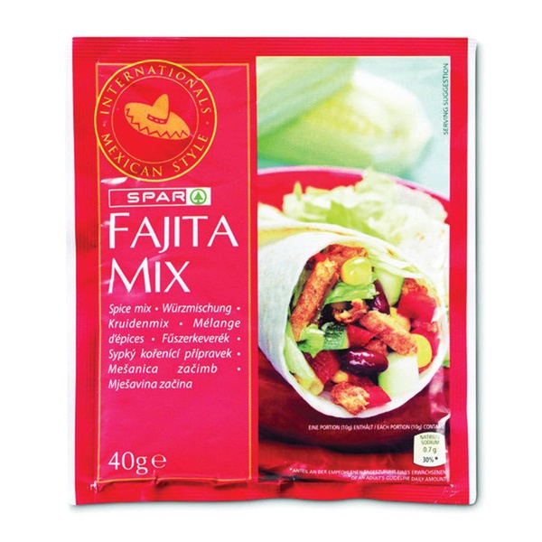 SPAR mix fajita 40 GR