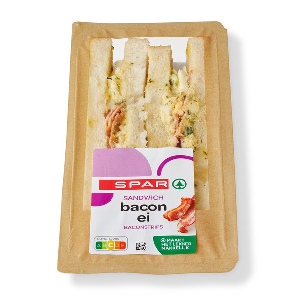 SPAR sandwich bacon ei 157 GR