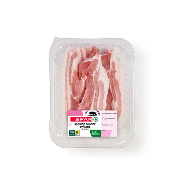 SPAR speklap zonder zwoerd 2st