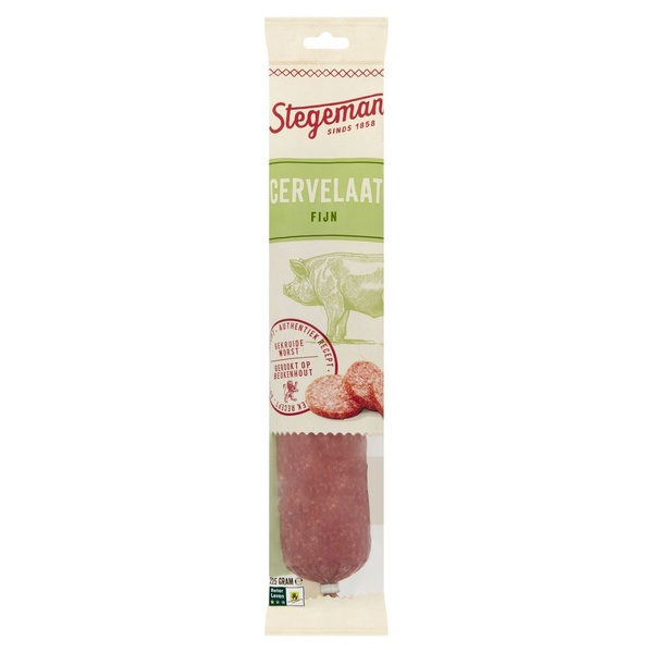 STEGEMAN fijne cervelaat 225 GR