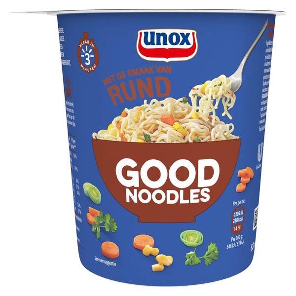UNOX good noodles rund cup 63 GR