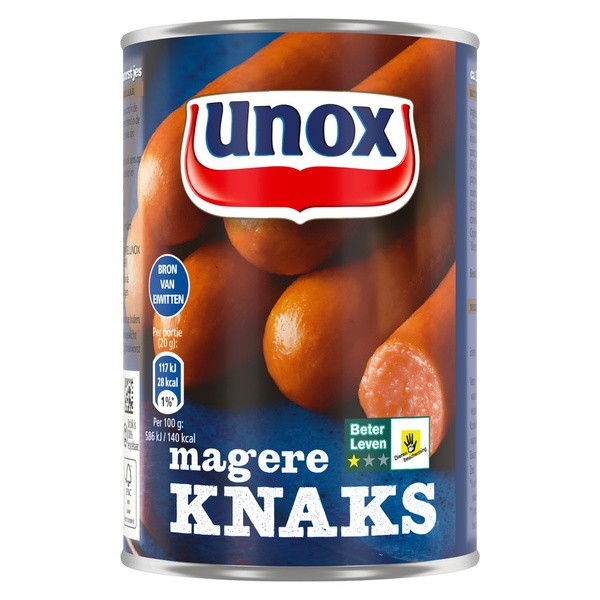 UNOX magere knaks 400 GR