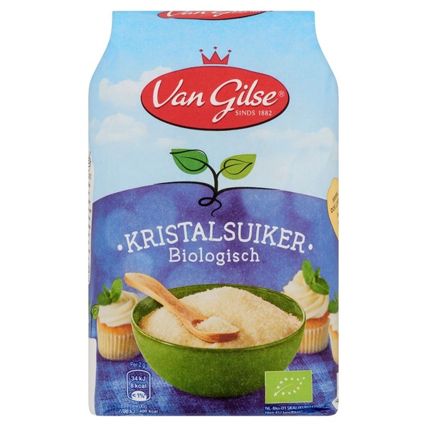 GILSE biologische    kristalsuiker 750 GR