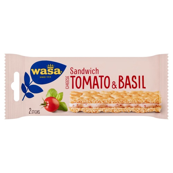WASA sandwich tomaat basilicum. 120 GR