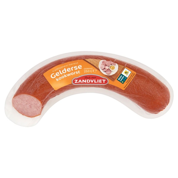 ZANDVLIE gekookte gelderse worst. 250 GR